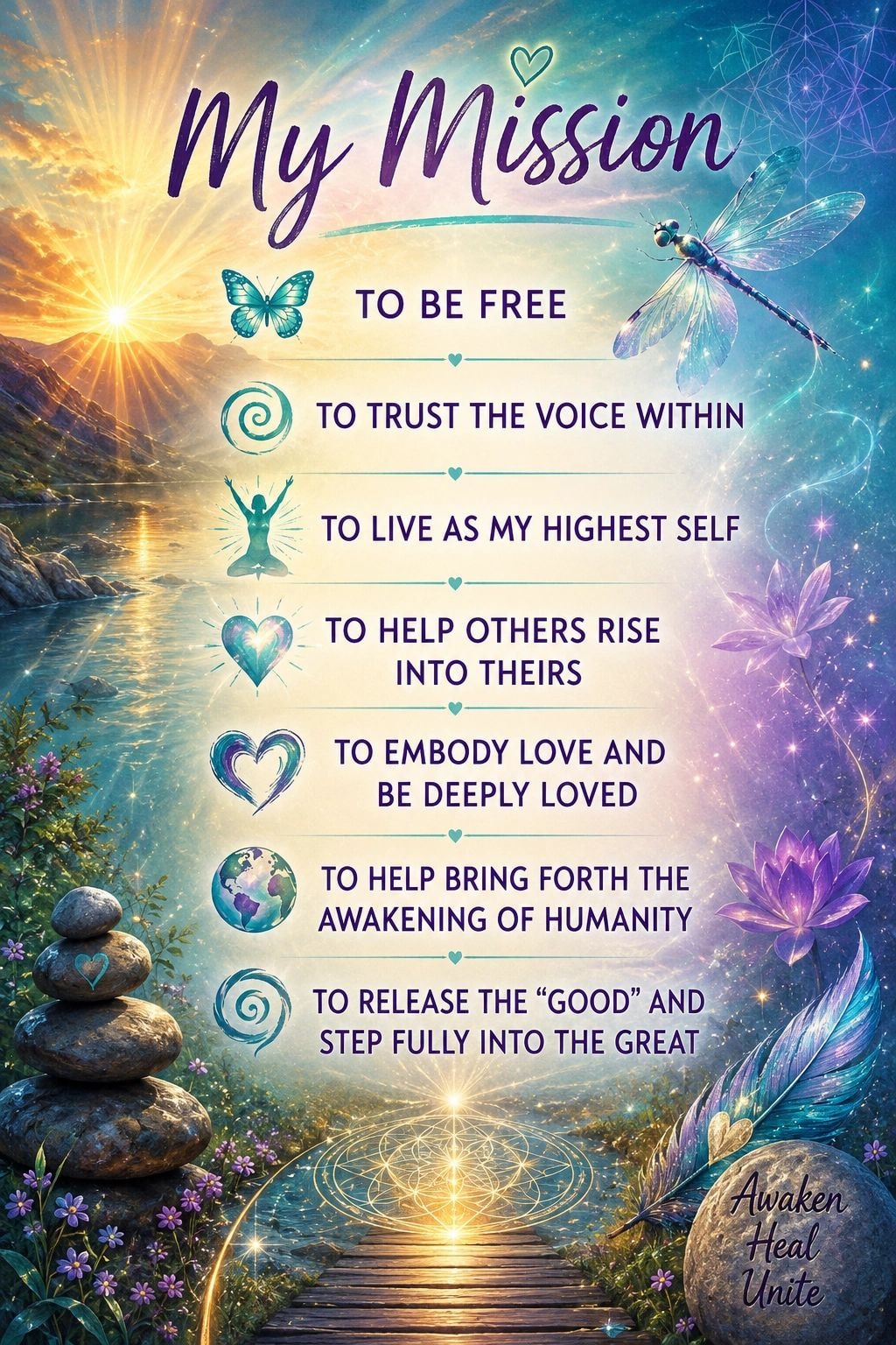 Mission Statement — Awaken, Heal and Unite the World