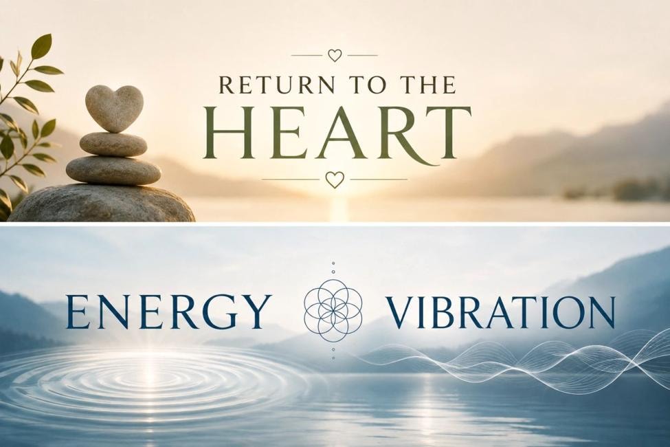 Return to the Heart — Energy and Vibration