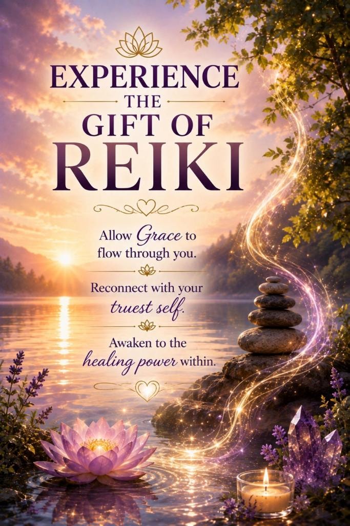 Experience the Gift of Reiki — Allow Grace to flow through you