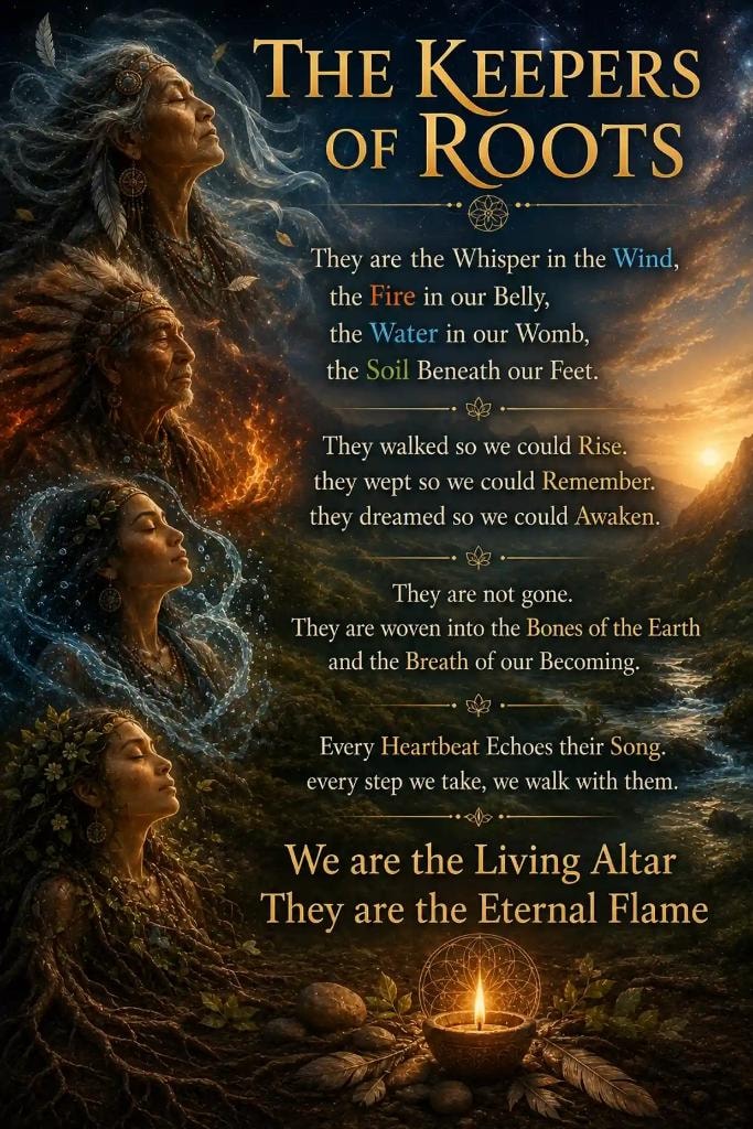 The Keepers of Roots — We are the Living Altar, They are the Eternal Flame