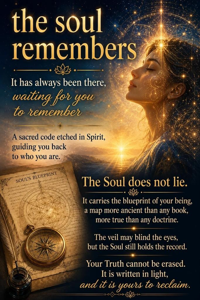 The Soul Remembers — It has always been there, waiting for you to remember