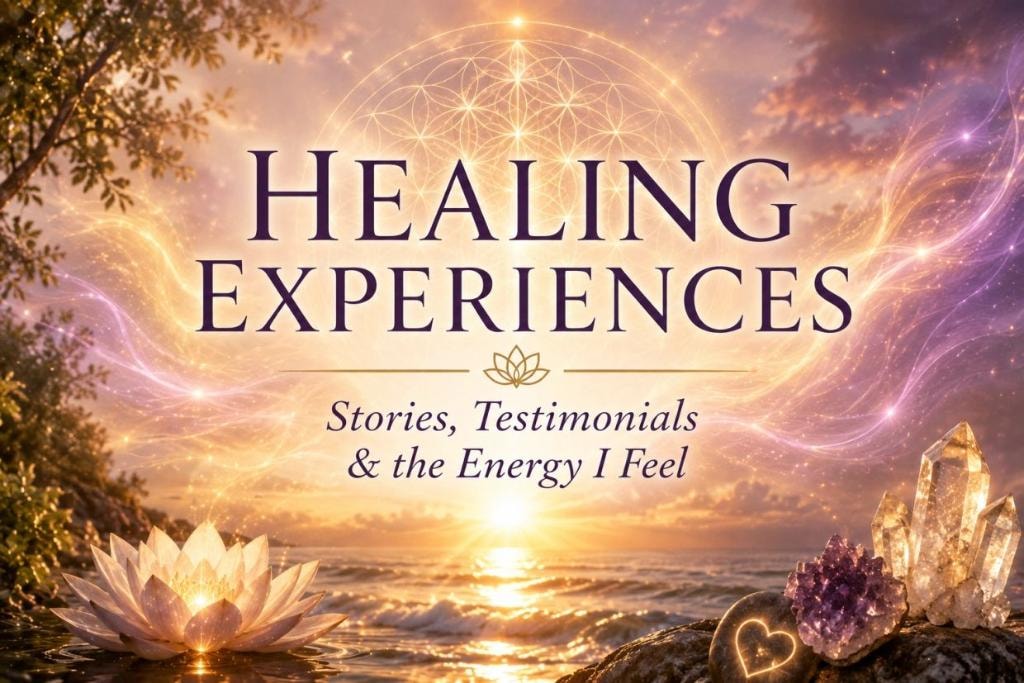 Healing Experiences — Stories, Testimonials & the Energy I Feel